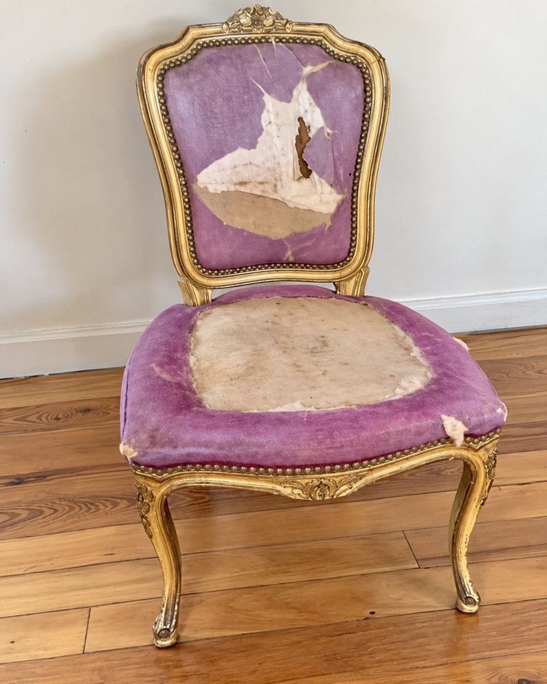Antes: Silla Luis XV